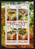 Malawi 2013 Fungi #1 perf sheetlet containing 4 values fine cds used