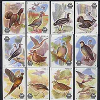Match Box Labels - complete series of 12 Birds from the set of 20 Birds & Animals, superb unused condition (Yugoslavian Drava series)
