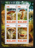Malawi 2013 Fungi #3 perf sheetlet containing 4 values unmounted mint