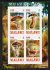 Malawi 2013 Fungi #3 imperf sheetlet containing 4 values unmounted mint