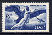 France 1946-47 Air 100f ultramarine unmounted mint SG 969