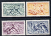 France 1949 National Relief Fund - The seasons perf set of 4 unmounted mint SG 1087-90