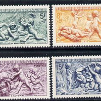 France 1949 National Relief Fund - The seasons perf set of 4 unmounted mint SG 1087-90