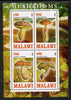 Malawi 2013 Fungi #4 perf sheetlet containing 4 values unmounted mint