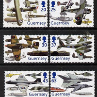 Guernsey 1998 80th Anniversary of Royal Air Force set of 6 unmounted mint SG 774-79