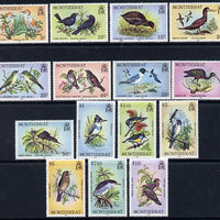 Montserrat 1984 Birds definitive set complete - 15 values unmounted mint SG 600-14