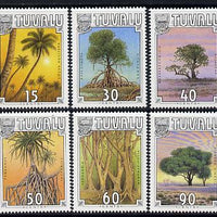 Tuvalu 1990 Tropical Trees perf set of 6 unmounted mint SG 568-73