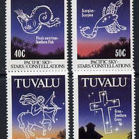 Tuvalu 1992 Pacific Star Constellations set of 4 unmounted mint SG 621-4