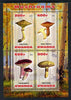 Rwanda 2013 Fungi #2 perf sheetlet containing 4 values unmounted mint