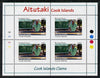 Cook Islands - Aitutaki 2013 Clams #2 perf sheetlet containing 4 x 20c values unmounted mint