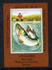 Match Box Labels - Anglers (No.13 from a series of 50 Pub signs) dark brown background, very fine unused condition (St George's Taverns)