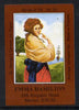 Match Box Labels - Emma Hamilton (No.14 from a series of 50 Pub signs) dark brown background, very fine unused condition (St George's Taverns)