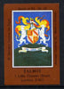 Match Box Labels - Talbot (No.19 from a series of 50 Pub signs) dark brown background, very fine unused condition (St George's Taverns)