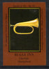 Match Box Labels - Bugle Inn (No.22 from a series of 50 Pub signs) dark brown background, very fine unused condition (St George's Taverns)