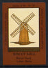 Match Box Labels - Biscot Mill (No.37 from a series of 50 Pub signs) dark brown background, very fine unused condition (St George's Taverns)