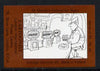 Match Box Labels - Cartoonist (No.44 from a series of 50 Pub signs) dark brown background, very fine unused condition (St George's Taverns)