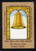 Match Box Labels - The Bell On The Green (No.31 from a series of 50 Pub signs) light brown background, very fine unused condition (St George's Taverns)
