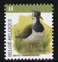 Belgium 2010-14 Birds - Lapwing (1.20 Euro) unmounted mint