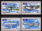 St Vincent 1982 50th Anniversary of Airmail Services set of 4 unmounted mint SG 7-2-05