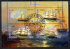 Chad 2013 Sailing Ships #1 perf sheetlet containing 4 values fine cto used