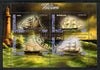 Chad 2013 Sailing Ships #2 perf sheetlet containing 4 values fine cto used