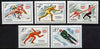 Russia 1976 Innsbruck Winter Olympics (1st series) set of 5 unmounted mint, SG 4482-86, Mi 4444-48*,