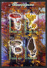 Chad 2013 Fungi #2 perf sheetlet containing 4 values unmounted mint