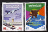 United Arab Emirates 1991 International Aerospace set of 2 unmounted mint SG 357-8