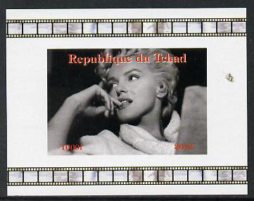 Chad 2013 Marilyn Monroe #2 individual imperf deluxe sheetlet unmounted mint. Note this item is privately produced and is offered purely on its thematic appeal.