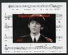 Chad 2013 The Beatles - George Harrison #2 individual imperf deluxe sheetlet unmounted mint. Note this item is privately produced and is offered purely on its thematic appeal.
