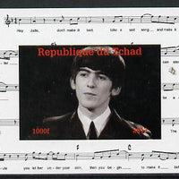 Chad 2013 The Beatles - George Harrison #2 individual imperf deluxe sheetlet unmounted mint. Note this item is privately produced and is offered purely on its thematic appeal.