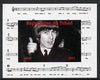 Chad 2013 The Beatles - George Harrison #4 individual imperf deluxe sheetlet unmounted mint. Note this item is privately produced and is offered purely on its thematic appeal.