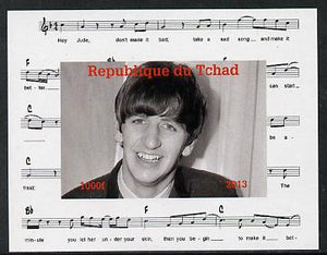 Chad 2013 The Beatles - Ringo Starr #3 individual imperf deluxe sheetlet unmounted mint. Note this item is privately produced and is offered purely on its thematic appeal.