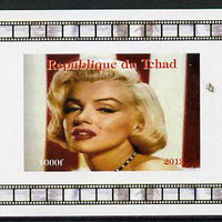 Chad 2013 Marilyn Monroe #5 individual imperf deluxe sheetlet unmounted mint. Note this item is privately produced and is offered purely on its thematic appeal.