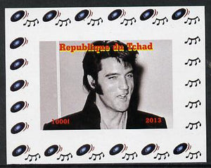 Chad 2013 Elvis Presley #03 individual imperf deluxe sheetlet unmounted mint. Note this item is privately produced and is offered purely on its thematic appeal.