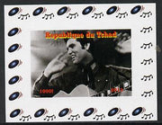 Chad 2013 Elvis Presley #04 individual imperf deluxe sheetlet unmounted mint. Note this item is privately produced and is offered purely on its thematic appeal.