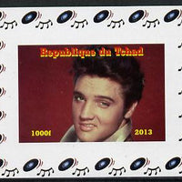 Chad 2013 Elvis Presley #06 individual imperf deluxe sheetlet unmounted mint. Note this item is privately produced and is offered purely on its thematic appeal.