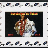 Chad 2013 Elvis Presley #08 individual imperf deluxe sheetlet unmounted mint. Note this item is privately produced and is offered purely on its thematic appeal.