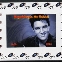 Chad 2013 Elvis Presley #10 individual imperf deluxe sheetlet unmounted mint. Note this item is privately produced and is offered purely on its thematic appeal.
