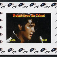 Chad 2013 Elvis Presley #11 individual imperf deluxe sheetlet unmounted mint. Note this item is privately produced and is offered purely on its thematic appeal.