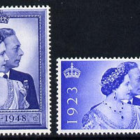 Bahrain 1948 KG6 Royal Silver Wedding set of 2 unmounted mint SG 61-62