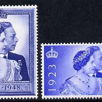 British Postal Agencies in Eastern Arabia 1948 KG6 Royal Silver Wedding set of 2 unmounted mint SG 25-26
