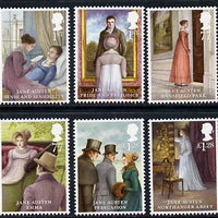 Great Britain 2013 Jane Austin set of 6 unmounted mint
