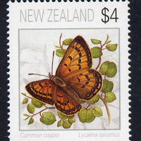 New Zealand 1991 Butterflies $4 Common Copper unmounted mint SG 1643
