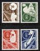 Germany - West 1953 Transport Exhibition set of 4 mounted mint, SG 1093-96