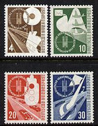 Germany - West 1953 Transport Exhibition set of 4 mounted mint, SG 1093-96