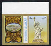 Fujeira 1972 Statue of Liberty 3 Dh imperf with label (showing Worlds Fair Programme) from Olympics Games - People & Places set of 20 unmounted mint, Mi 1042B