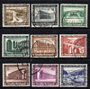 Germany 1936 Winter Relief Fund complete set of 9 very fine used, SG 623-31
