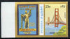 Fujeira 1972 Golden Gate Bridge 25 Dh imperf with label from Olympics Games - People & Places set of 20 unmounted mint, Mi 1048B
