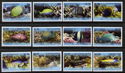 Cook Islands - Penrhyn 2013 Tropical Fish of the Pacific definitive perf set of 12 unmounted mint